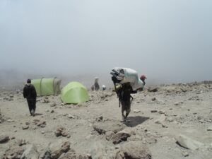 carrier mount Kilimanjaro